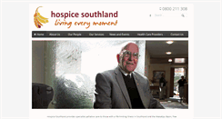 Desktop Screenshot of hospicesouthland.org.nz